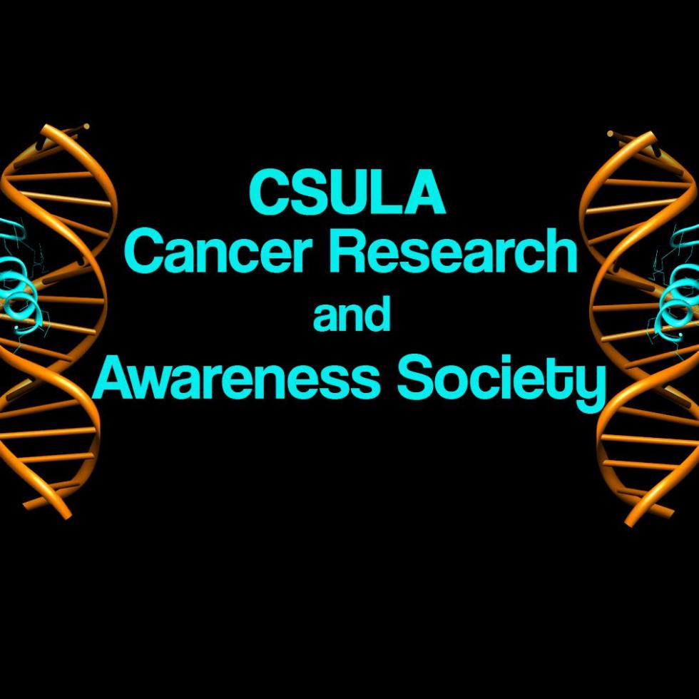 Graphic of club name and two sets of nucleic acids