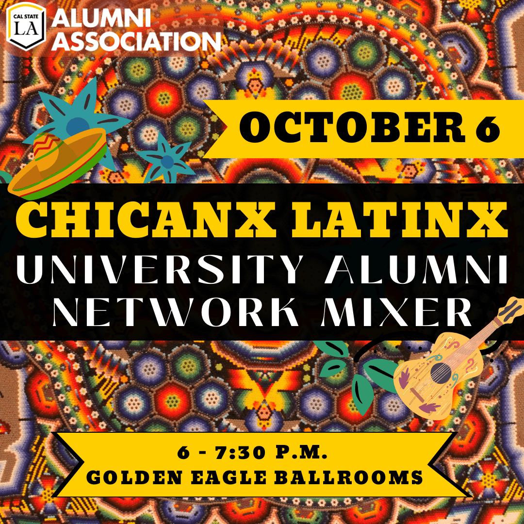 Chicanx Latinx University Alumni Network Mixer held on October 6, 2023