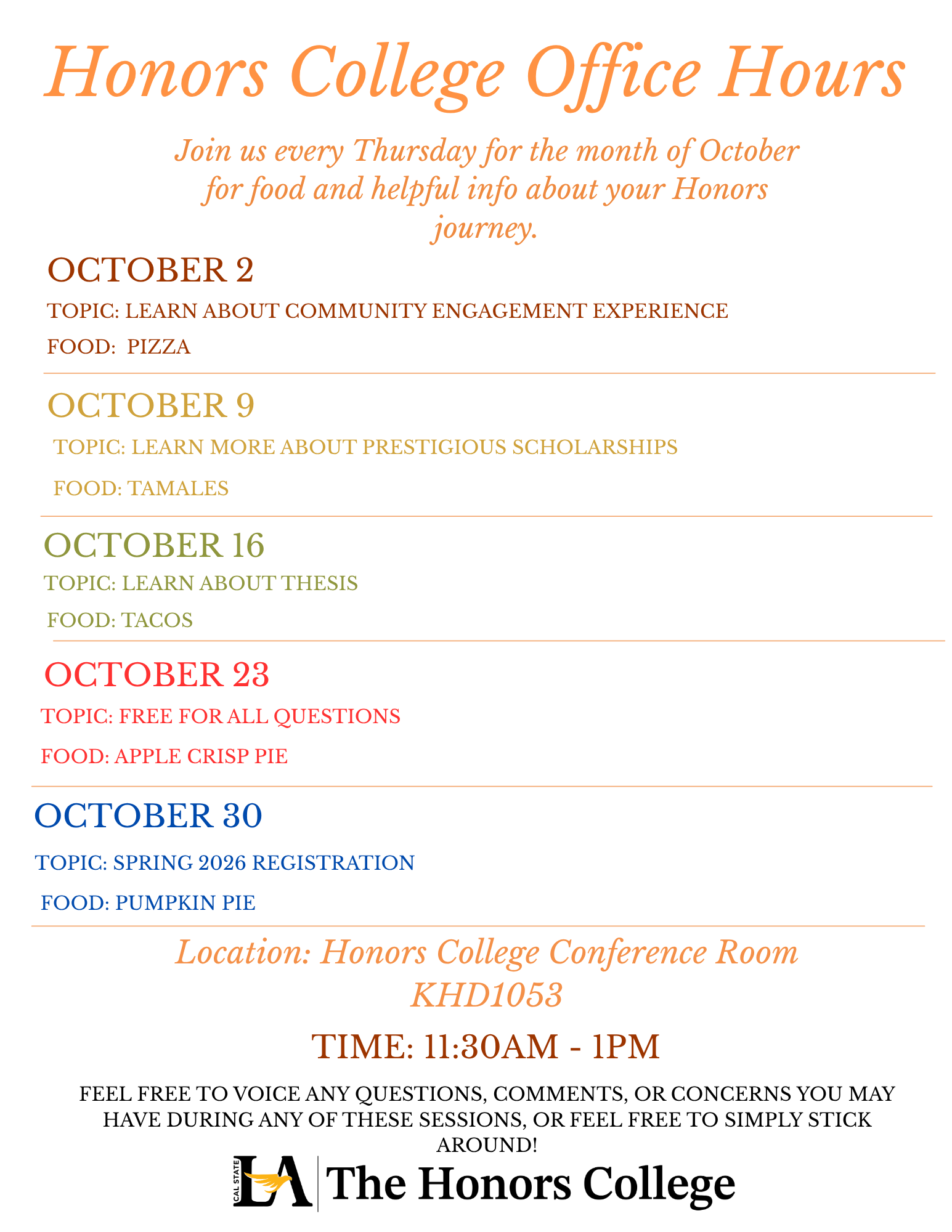 Drop-In Office Hours