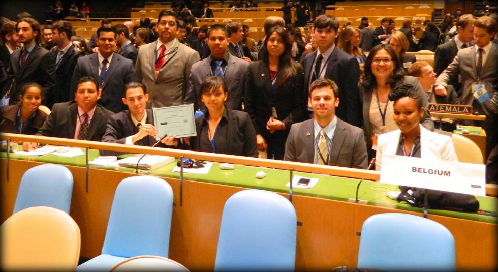 Model United Nation 2012 students