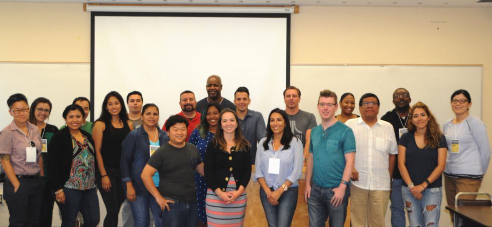 Introduction of the new Ed.D. Cohort 8 in a group photo