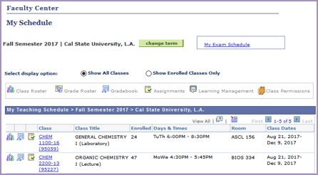 Class Roster