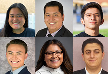 six smiling student headshots