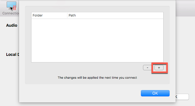 Local Drive Configuration Step 2