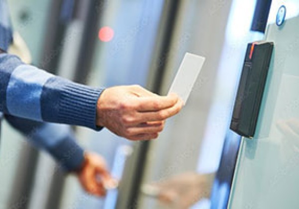 tapping i.d. card