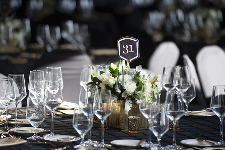 Alumni Awards Gala Table Setting