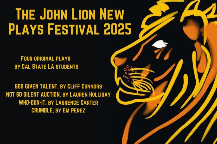 New Plays 2025 side Image Lion and text