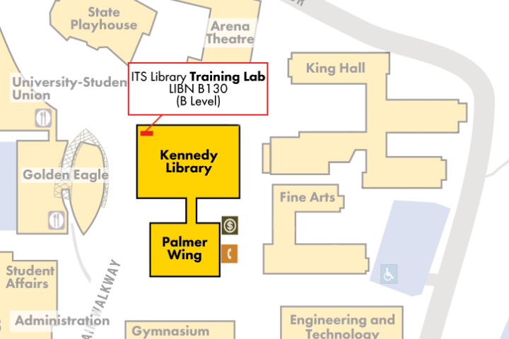 ITS Training Lab location - LNB130