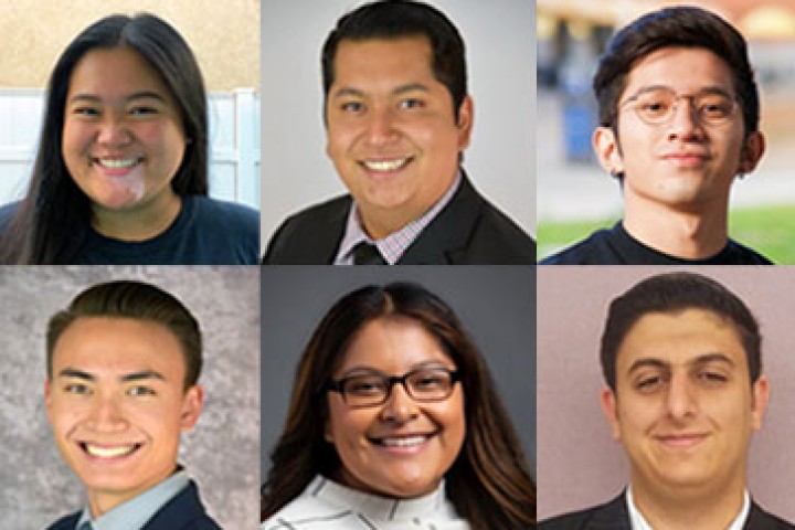 six smiling student headshots