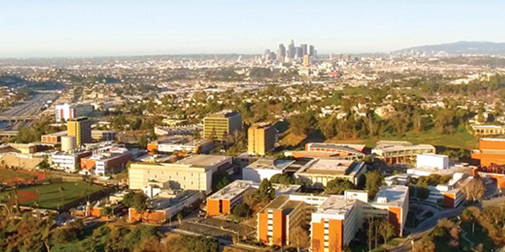 Cal State LA aerial view