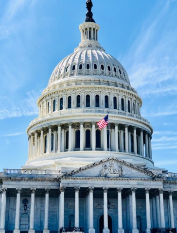 View of US Capitol Building