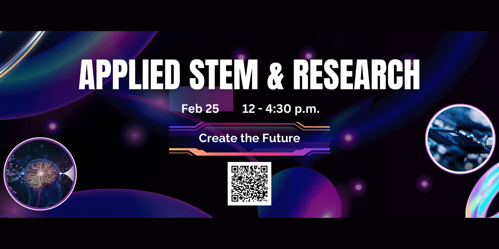 Applied STEM & Research Feb 25 12-4:30 p.m.