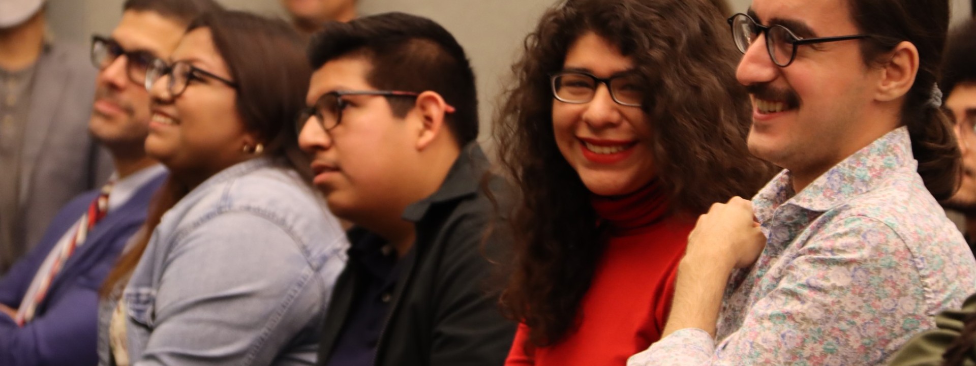 students laughing at 2023 Honors Convocation