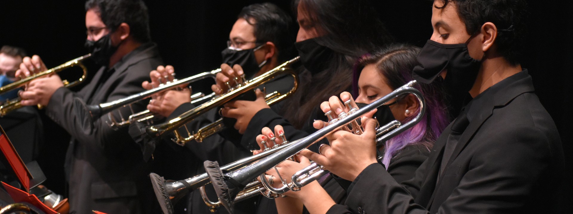 Two students playing in Jazz Combos