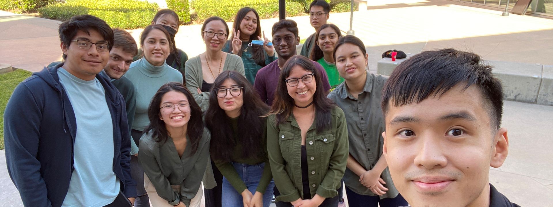 Lab group selfie