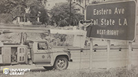 Cal State LA Sign, 1964